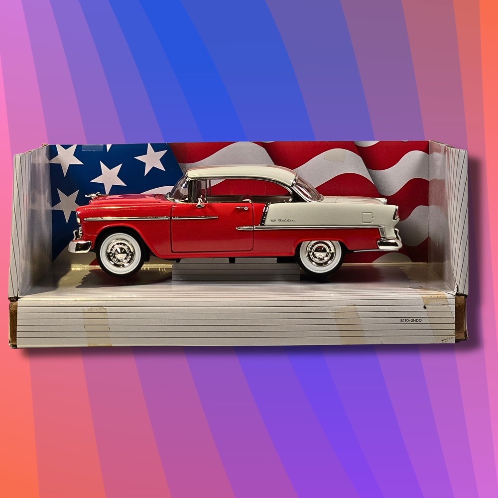 ERTL American Muscle Die-Cast 1955 Chevrolet Bel Air 1:18 Scale Brand New - Picture 5 of 17